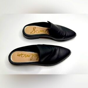 Sam Edelman Leather Mules. Size 9